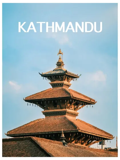 The iconic multi-tiered roof of a pagoda in Kathmandu stands tall against a clear blue sky. This shot represents my passion for documenting the stunning architecture and heritage I encounter on my travels.
