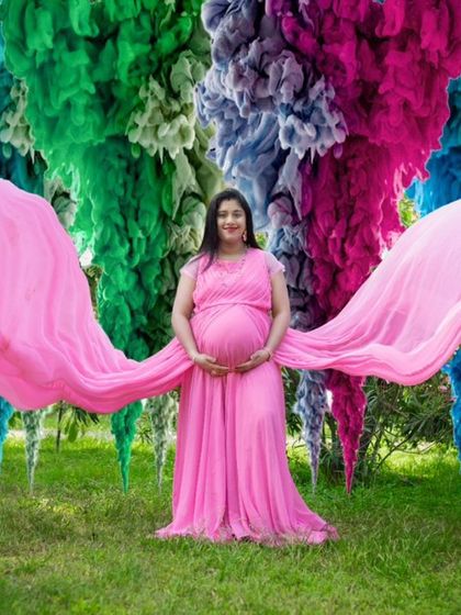 Dee Yashaswini - Occasion Wear Rentals Maternity Photoshoot Outfits photo 66