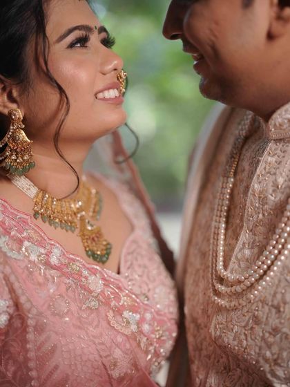 A series of moments with my gorgeous bride Jasmine. Her pastel look was all about a soft, rosy glow and letting her natural radiance shine.