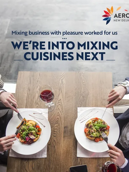 Business meetings get a flavorful upgrade at GMR Aerocity. Impress your clients or treat your team to a meal at one of our world-class restaurants, where you can mix business with culinary pleasure.