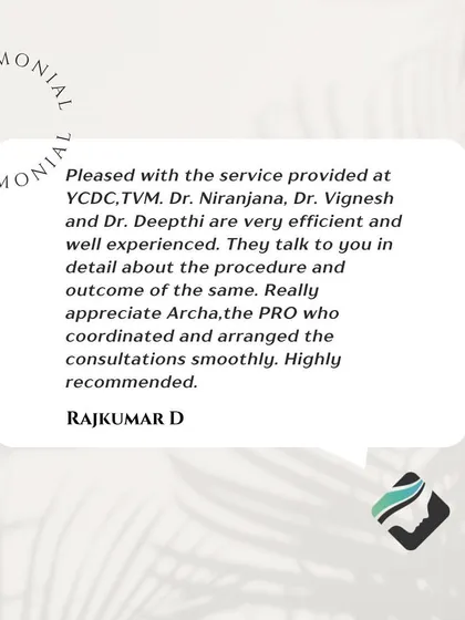Our patients' experience is our best advertisement. We pride ourselves on providing detailed, transparent consultations and effective, well-coordinated care from start to finish.