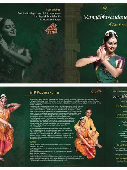 Praveen Kumar - Bharatanatyam Training & Workshops Student Journeys: Arangetram & Beyond photo 32