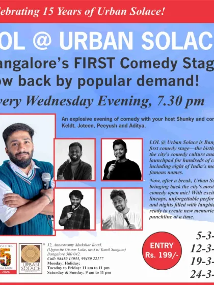 The lineup for our March comedy nights. We always bring a fresh and exciting mix of comedians to our stage.