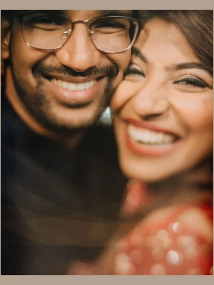 A close-up of pure, unadulterated happiness. The smiles on their faces tell the whole story.