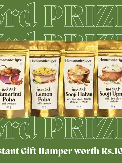 Let's share some pyaar on Diwali ka Tyohaar. We love hosting giveaways to thank our wonderful community for all the love you've shown us. Here's a peek at our Diwali gift hamper.