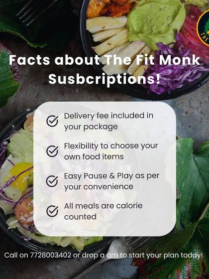 Here are the facts about my subscriptions. The delivery fee is included, you have the flexibility to choose your food, you can easily pause and play as needed, and all meals are calorie-counted. It's that simple.