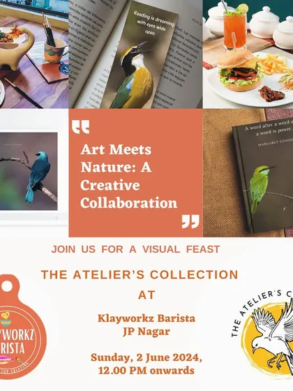We are excited to host The Atelier's Collection, a pop-up featuring beautiful wildlife photography stationery. It's a perfect blend of art, nature, and coffee.