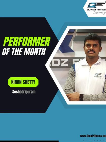 Congratulations to Mr. Kiran Shetty, the top performer of our Seshadripuram branch for August 2022.