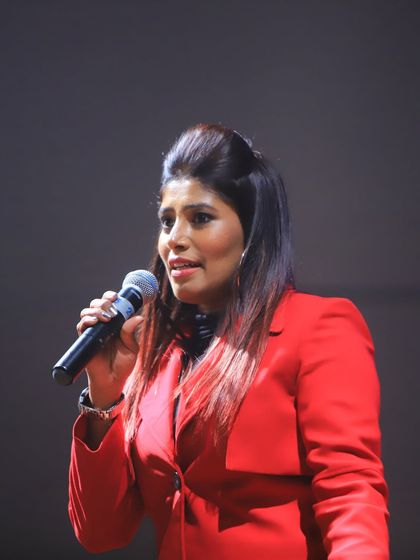 Speaking to the participants and setting the tone for the competition. My goal is to create an atmosphere that is not just competitive but also inspiring and supportive for every artist.