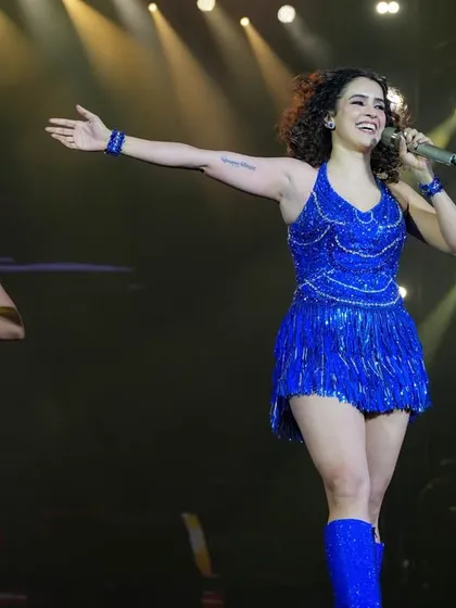 A surprise collaboration on stage in Delhi, creating a unique moment for the fans.