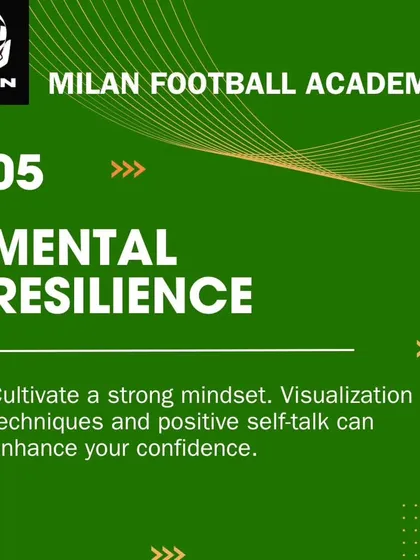 Tip 5: Mental Resilience. We cultivate a strong mindset through visualization and positive self-talk to build confidence under pressure.