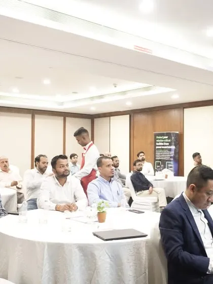 A wide view of the audience at our Bombay seminar. We were thrilled to host industry professionals and discuss the future of smart energy management.