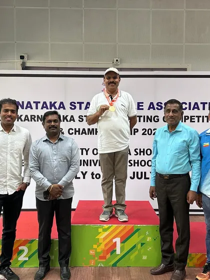 I believe in leading by example. It was a proud moment to win the Gold Medal in the 25m Standard Pistol competition, reinforcing the values of discipline and passion I teach every day.