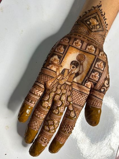 3D Henna Touch - Festive & Occasional Mehndi Karwa Chauth Storytelling Mehndi photo 13