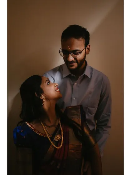 An intimate and loving look between the couple. These are the moments to cherish.