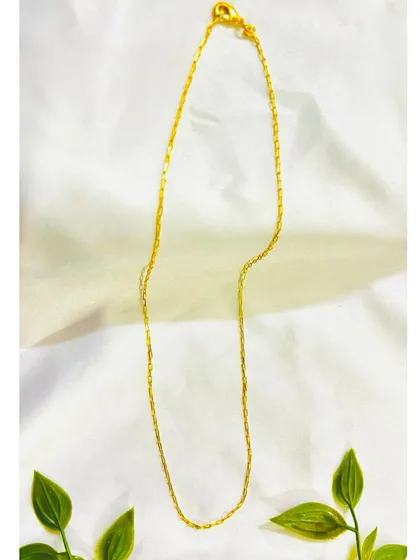 This simple, high-quality brass chain is a versatile staple for any jewelry maker. It's strong enough for pendants and has a classic look that complements any style.