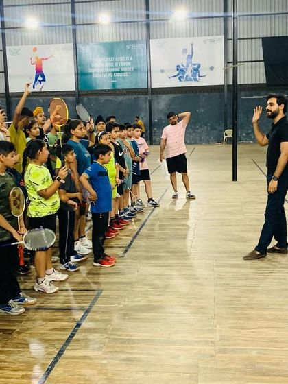 Another angle of a group counseling session. I make sure to address the mental aspect of the game, preparing players for high-pressure situations.
