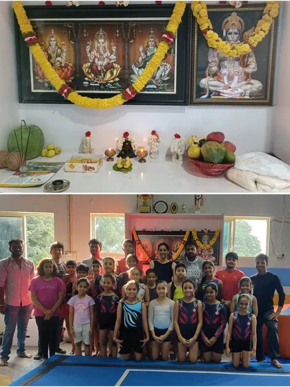 Celebrating Ayudha Pooja and Vijayadashami at the academy with our students and coaches. We embrace our cultural traditions as one big family.