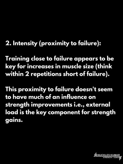 Training for strength versus size involves different variables. Strength gains are maximized with heavier loads, while muscle growth can be achieved across a spectrum of loads as long as you train close to failure. For most people, a program that develops both qualities simultaneously is the most effective approach.
