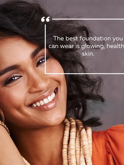 We believe the best foundation you can wear is glowing, healthy skin. Our plant-based skincare is designed to help you achieve that natural radiance.
