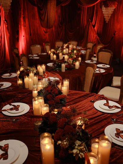 The Decor Company - Wedding & Social Event Design Luxe Red & Velvet Celebrations photo 24