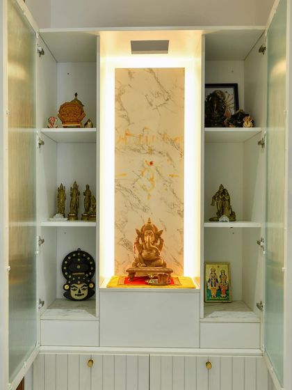 Fabdiz - Full-Service Residential Interior Design Sacred Spaces: Custom Pooja Rooms photo 7