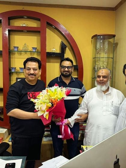 Meeting with Vaibhav Kant Upadhyay. My practice involves connecting with leaders from various sectors to stay informed.