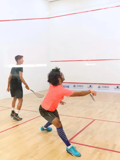 An action shot capturing the speed and agility of the players. We ensure our events are a true spectacle of the sport.