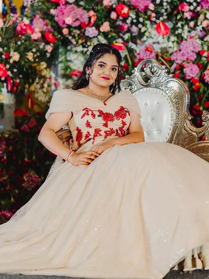 Further images showcasing my collection of modern gowns and lehengas. These photos provide different angles and details of each unique design, from romantic pre wedding shoots to elegant reception looks.