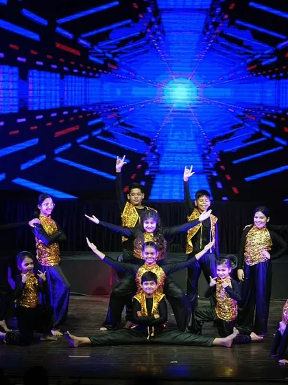 Our youngest stars lighting up the stage with their freestyle hip hop performance. We nurture talent from a young age, giving kids the confidence to own the spotlight.