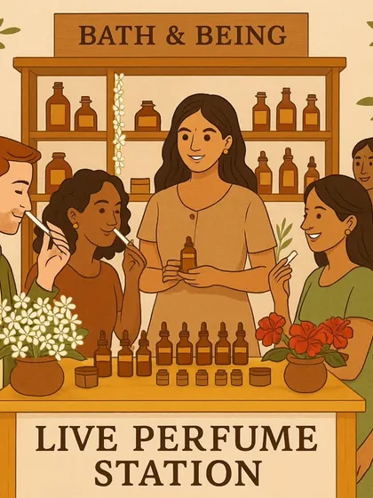 Thinking of a unique idea for a wedding, bridal shower, or baby shower? My live perfume bar is a beautiful experience where guests blend their own signature scent to take home. It's personal, interactive, and always a favorite.