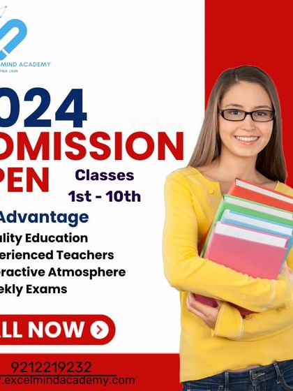 2024 admissions are open for classes 1st-10th. Our advantage lies in quality education, experienced teachers, an interactive atmosphere, and weekly exams to track progress.