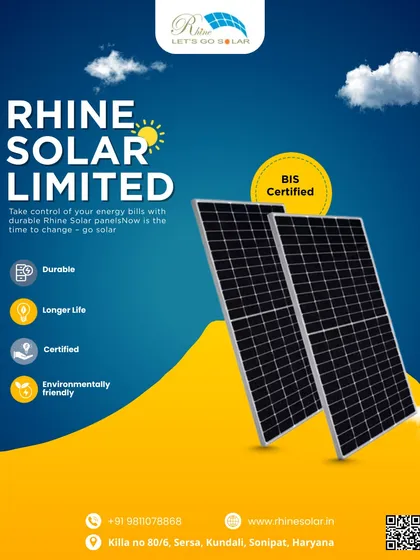Take control of your energy bills with my durable, BIS certified panels. They are designed for a longer life and are environmentally friendly, making them a smart and responsible choice.