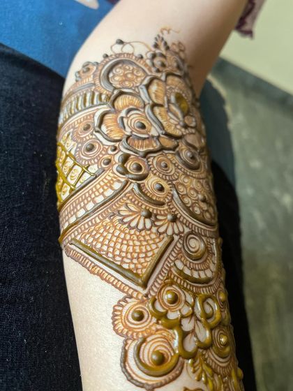 A clear, detailed shot of the heavy forearm design.