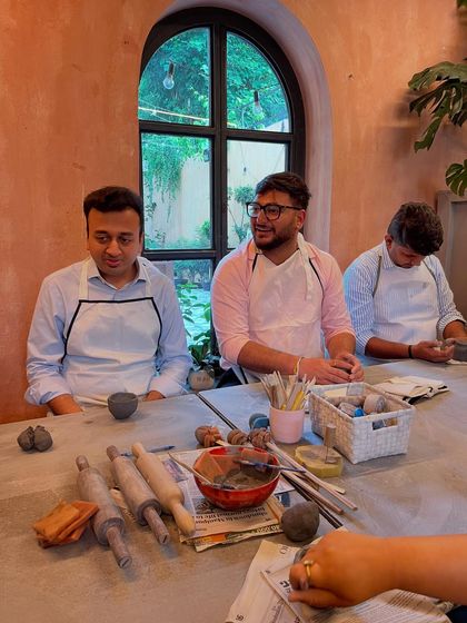 Clay, conversations, and a whole lot of laughter. Our workshops are about more than just pottery; they're about connecting with friends and making memories together.