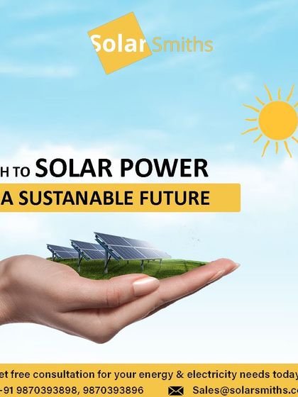 Switch to solar power for a sustainable future. I put the power of clean energy right in your hands.