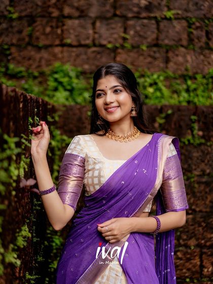 Shreya Balaji - Ethnic Fashion Modeling Grace in Motion: Half-Sarees & Dance Poses photo 12