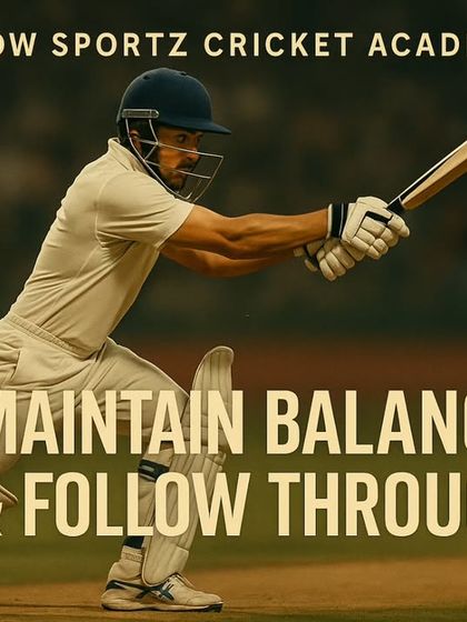 "Maintain Balance & Follow Through." A smooth, full follow-through is a sign of a well-executed and controlled shot.