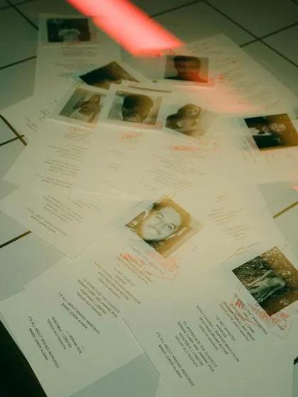 A collection of the personalized menus we created for Rohan's 30th birthday, each featuring a different photo of the guest of honor. It was a detail that did all the talking.