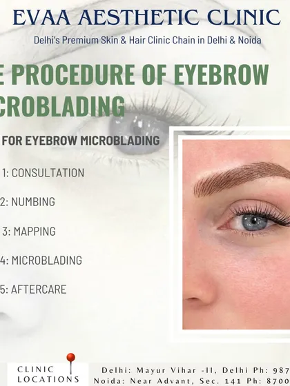 Our five step microblading procedure ensures consistent, high quality results for every client. The process includes a detailed consultation, numbing, precise brow mapping, the microblading application, and comprehensive aftercare instructions.