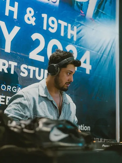 Locked in and focused. This is me in my element, digging for the perfect track to match the energy on the dance floor. Every set is a journey, and I make sure it's a memorable one.