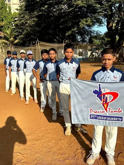 The U-14 Grey Team, another one of the squads from our senior-most division, lined up for the opening day.