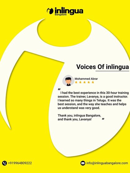 Inlingua - Individual Language Courses Voices of Inlingua: Student Success Stories photo 23