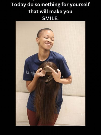 Today, do something that will make you smile. For many of my clients, especially those with alopecia or undergoing cancer treatment, a beautiful, natural-looking full wig is that something. It’s more than hair, it’s hope.