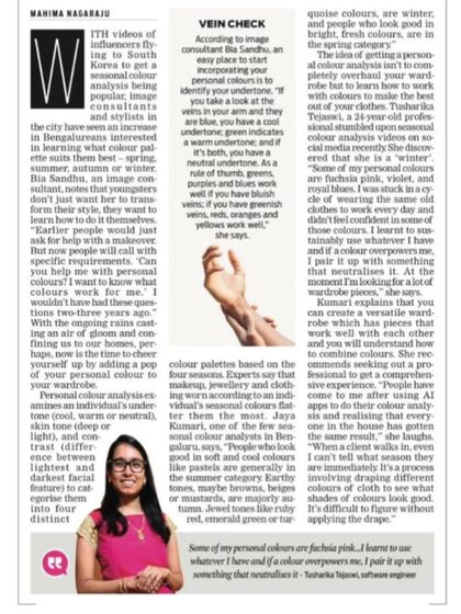 Jaya Kumari - Color Analysis My Services & Press Features photo 10