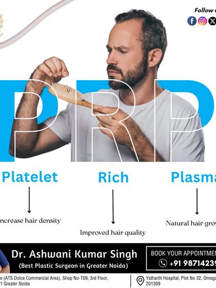 PRP, or Platelet-Rich Plasma, works by increasing hair density and improving the quality of existing hair, which leads to natural growth. It is a trusted method for combating hair thinning.