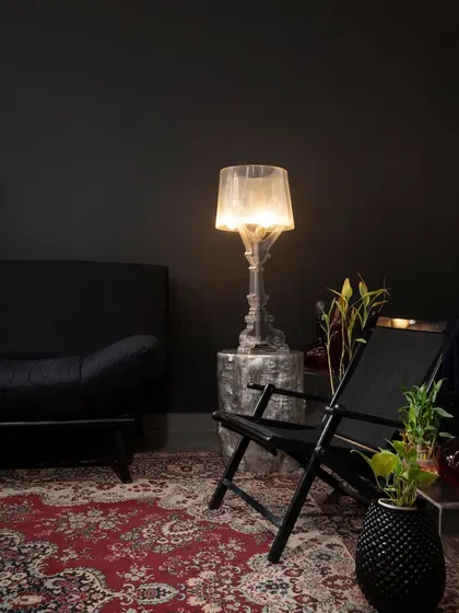 A guest lounge in a showroom, crafted for European clients. Here, Italian elegance meets Indian warmth in a space designed for relaxation, connection, and sharing creative ideas.