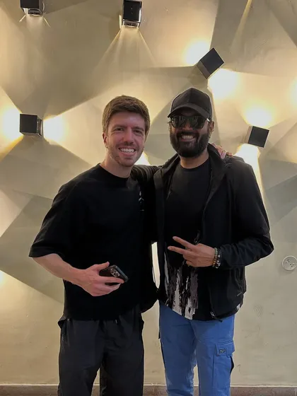 Hanging out with Spencer Brown. His progressive house journeys are always an inspiration.