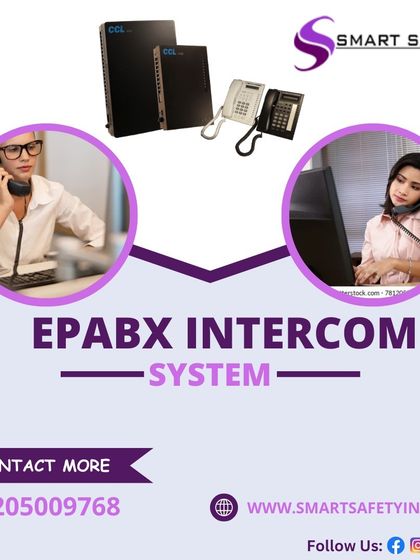Our EPABX intercom systems are available for offices, homes, factories, and institutes, providing a tailored communication solution for any environment.