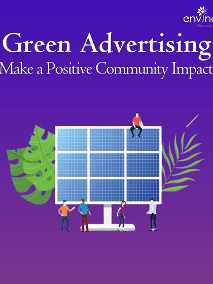 Our network is ideal for green brands looking to make a positive community impact. This graphic invites eco-conscious companies to advertise on our platform and promote their sustainable values to an aligned audience.